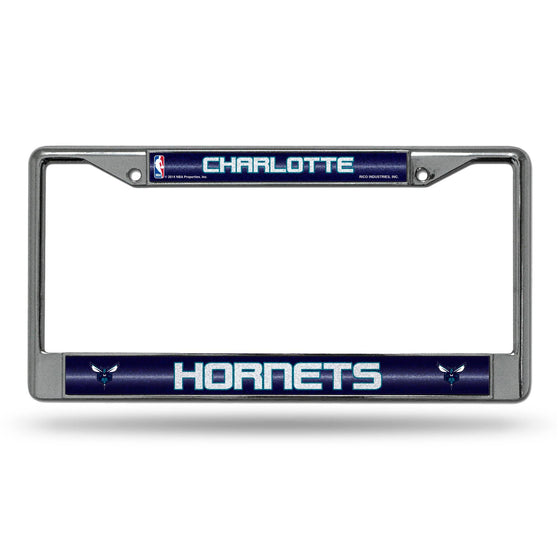 CHARLOTTE HORNETS BLING CHROME FRAME (Rico) - 757 Sports Collectibles