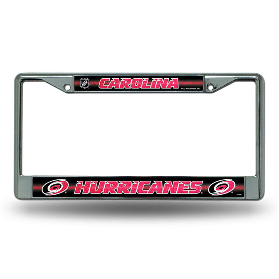 CAROLINA HURRICANES BLING CHROME FRAME (Rico) - 757 Sports Collectibles