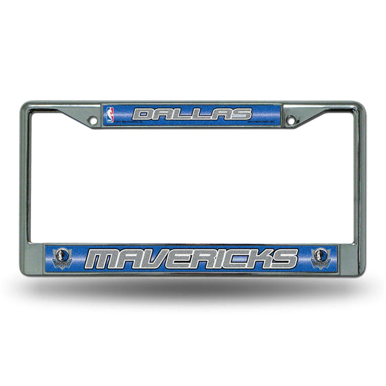 DALLAS MAVERICKS BLING CHROME FRAME (Rico) - 757 Sports Collectibles