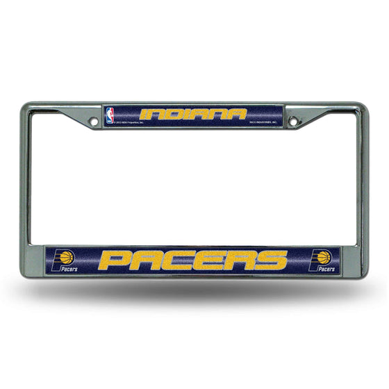 INDIANA PACERS BLING CHROME FRAME (Rico) - 757 Sports Collectibles