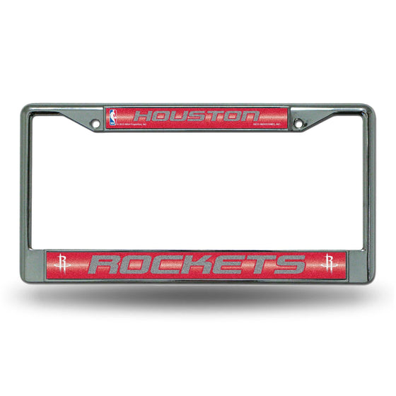 HOUSTON ROCKETS BLING CHROME FRAME (Rico) - 757 Sports Collectibles