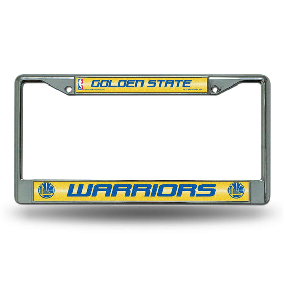 WARRIORS BLING CHROME FRAME (Rico) - 757 Sports Collectibles
