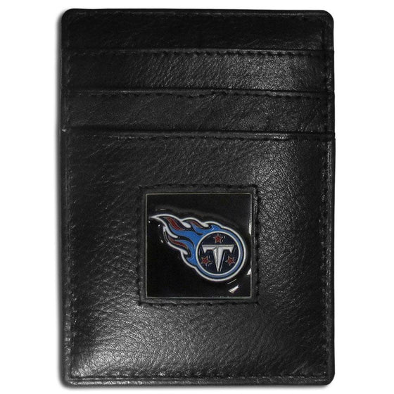 Tennessee Titans Leather Money Clip/Cardholder Packaged in Gift Box (SSKG) - 757 Sports Collectibles