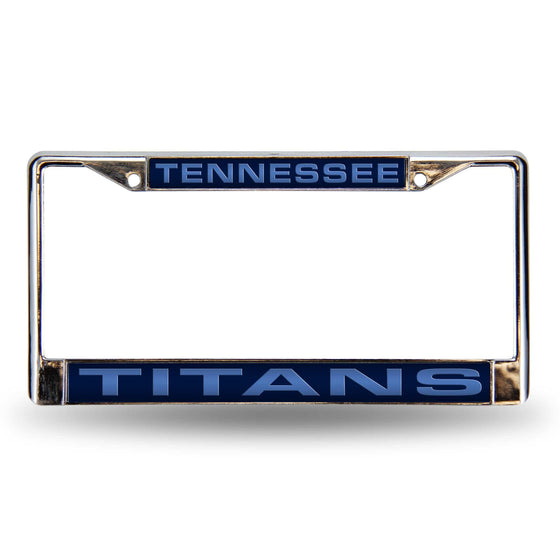 Tennessee TITANS BLUE LASER CHROME FRAME (Rico) - 757 Sports Collectibles