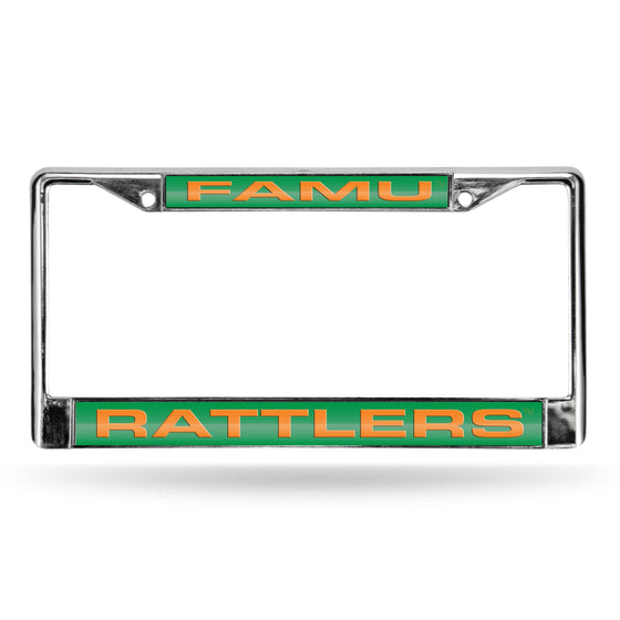 FLORIDA A&M GREEN LASER CHROME FRAME (Rico) - 757 Sports Collectibles