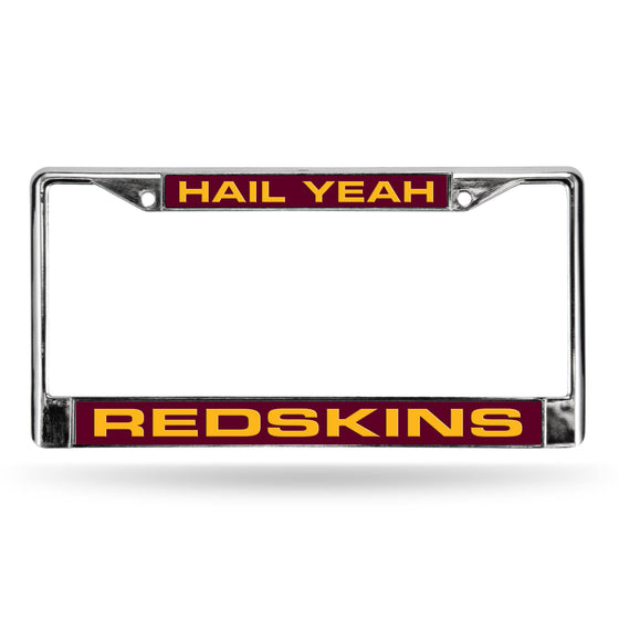 Washington REDSKINS "HAIL YEAH" LASER CHROME FRAME (Rico) - 757 Sports Collectibles