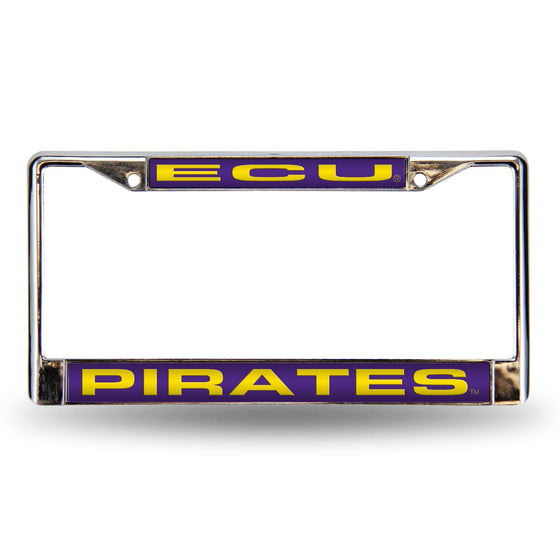 EAST CAROLINA PIRATES PURPLE LASER CHROME FRAME (Rico) - 757 Sports Collectibles