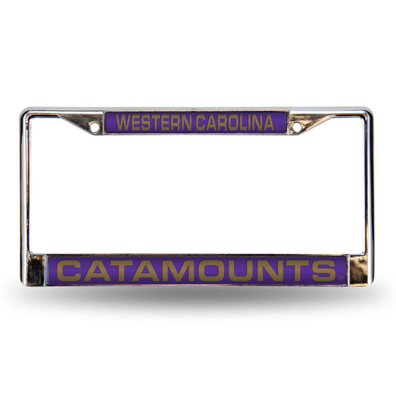 WESTERN CAROLINA LASER CHROME FRAME (Rico) - 757 Sports Collectibles