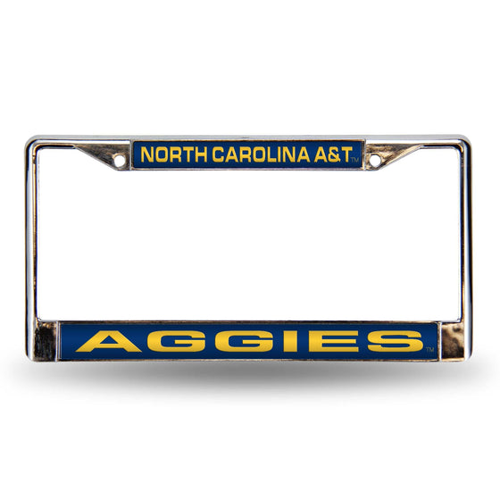 N CAROLINA A&T LASER CHROME FRAME (Rico) - 757 Sports Collectibles