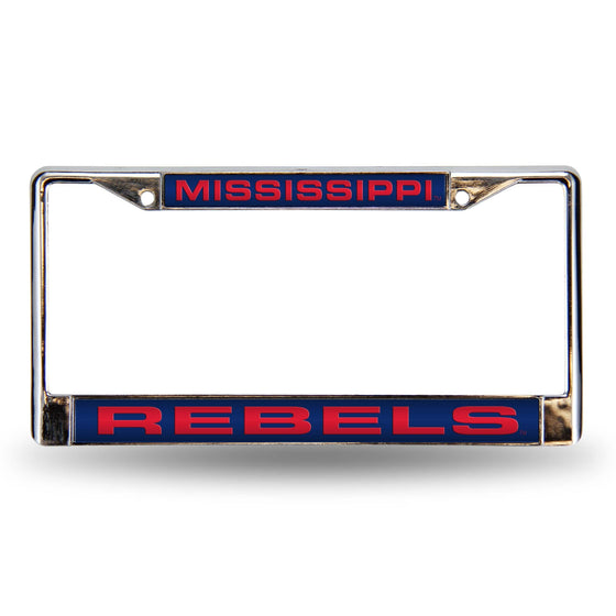 MISSISSIPPI BLUE LASER CHROME FRAME (Rico) - 757 Sports Collectibles