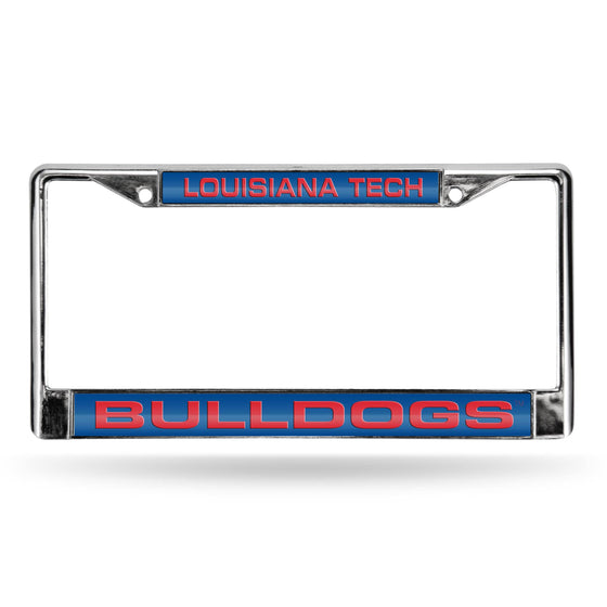 LOUISIANA TECH BULLDOGS LASER LICENSE FRAME (Rico) - 757 Sports Collectibles