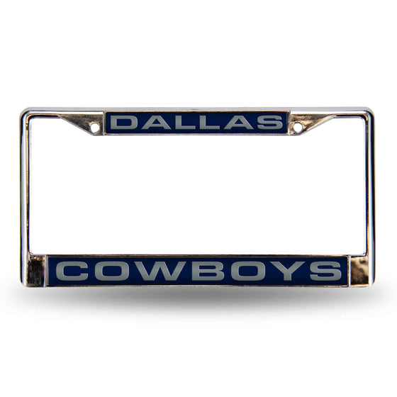 Dallas COWBOYS BLUE LASER CHROME FRAME (Rico)