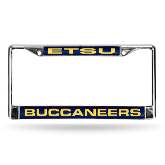 EAST TENNESSEE ST LASER CHROME FRAME (Rico) - 757 Sports Collectibles