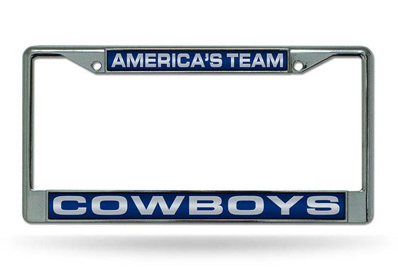 DALLAS COWBOYS “AMERICA’S TEAM” LASER CUT LICENSE PLATE FRAME - 757 Sports Collectibles