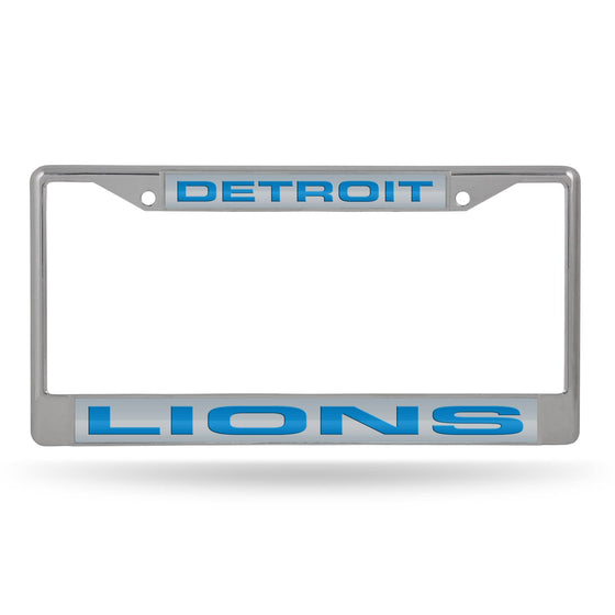 DETROIT LIONS  LASER CHROME FRAME (Rico) - 757 Sports Collectibles