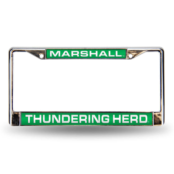 MARSHALL GREEN LASER CHROME FRAME (Rico) - 757 Sports Collectibles