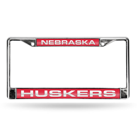 NEBRASKA RED LASER CHROME FRAME (Rico) - 757 Sports Collectibles