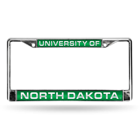 NORTH DAKOTA GREEN LASER CHROME FRAME (Rico) - 757 Sports Collectibles