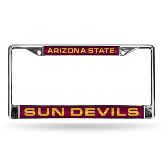 ARIZONA STATE Sun Devils RED LASER CHROME FRAME (Rico) - 757 Sports Collectibles