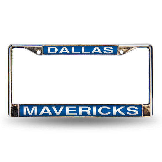 DALLAS MAVERICKS BLUE LSR CHROME FRM (Rico) - 757 Sports Collectibles