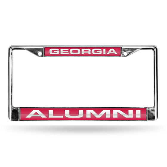 GEORGIA UGA Bulldogs ALUMNI LASER CHROME FRAME (Rico) - 757 Sports Collectibles