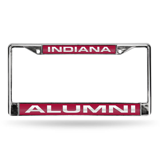 INDIANA IU Hoosiers ALUMNI LASER CHROME FRAME (Rico) - 757 Sports Collectibles