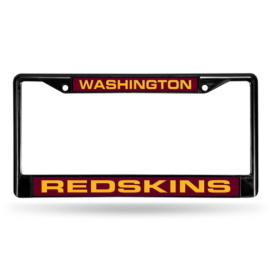 WASHINGTON REDSKINS BLACK LASER CHROME FRAME (Rico) - 757 Sports Collectibles