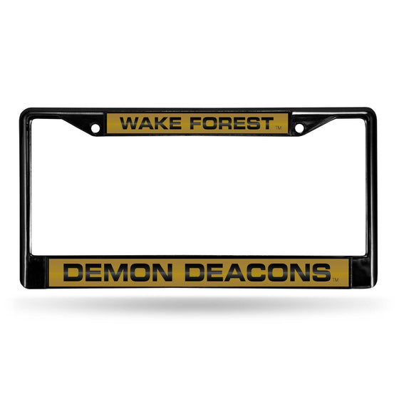 WAKE FOREST BLACK LASER CHROME FRAME (Rico) - 757 Sports Collectibles