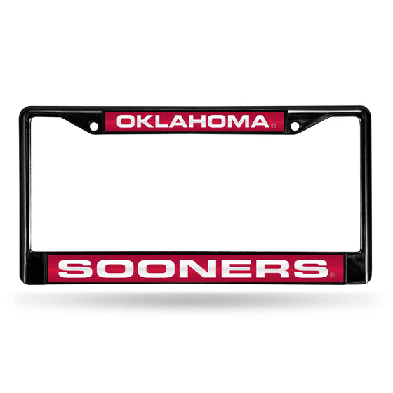 OKLAHOMA BLACK LASER CHROME FRAME (Rico) - 757 Sports Collectibles