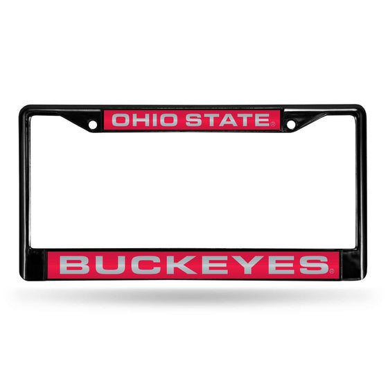 OHIO STATE BLACK LASER CHROME FRAME (Rico) - 757 Sports Collectibles