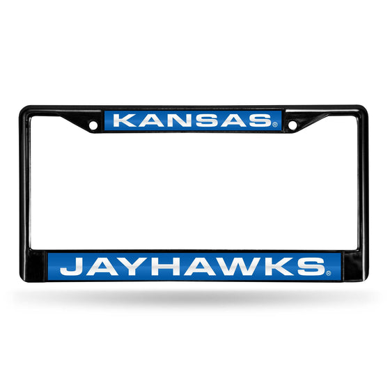 KANSAS BLACK LASER CHROME FRAME (Rico) - 757 Sports Collectibles