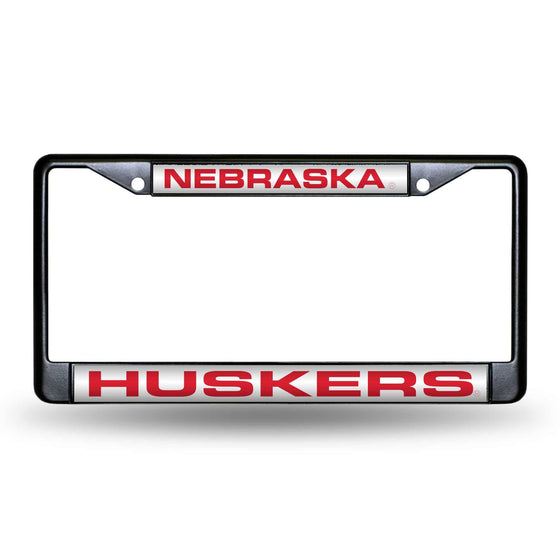 NEBRASKA "HUSKERS" LASER CHROME FRAME (Rico) - 757 Sports Collectibles