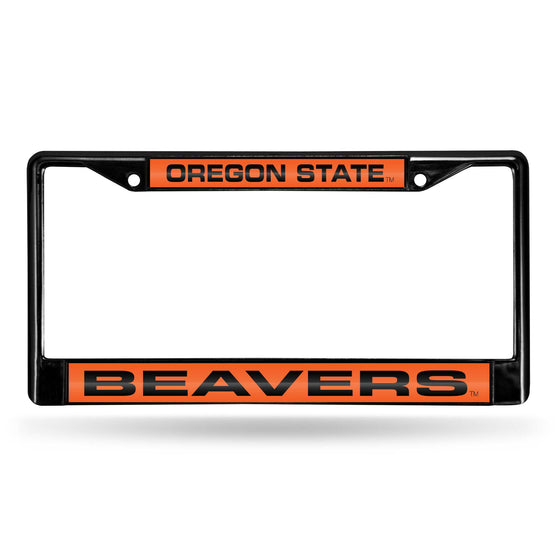 OREGON STATE BLACK LASER CHROME FRAME (Rico) - 757 Sports Collectibles