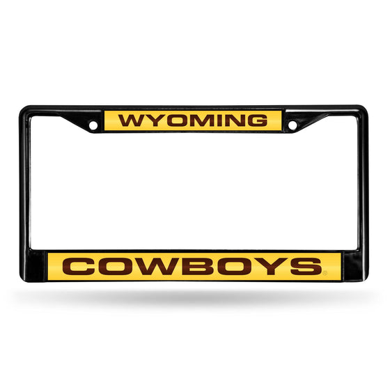 WYOMING BLACK LASER CHROME FRAME (Rico) - 757 Sports Collectibles