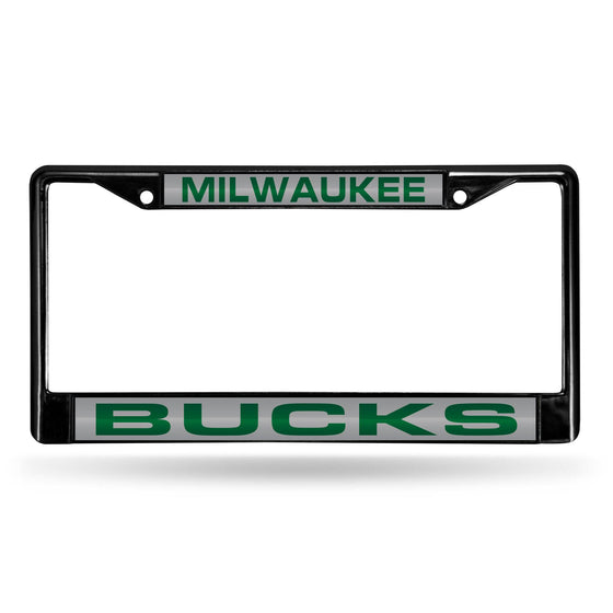 MILWAUKEE BUCKS BLACK LASER CHROME FRAME (Rico) - 757 Sports Collectibles