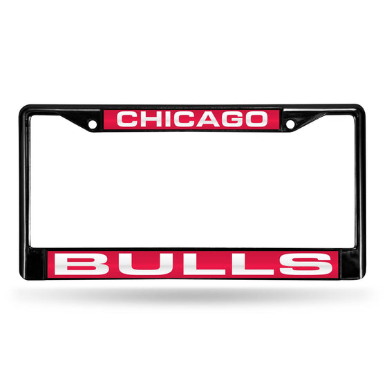 CHICAGO BULLS BLACK LASER CHROME FRAME (Rico) - 757 Sports Collectibles