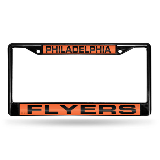 PHILADELPHIA FLYERS BLACK LASER CHROME FRAME (Rico) - 757 Sports Collectibles