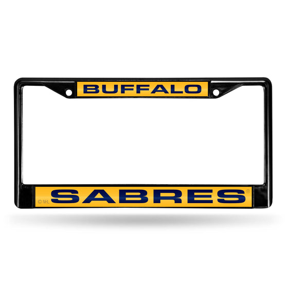 BUFFALO SABRES BLACK LASER CHROME FRAME (Rico) - 757 Sports Collectibles