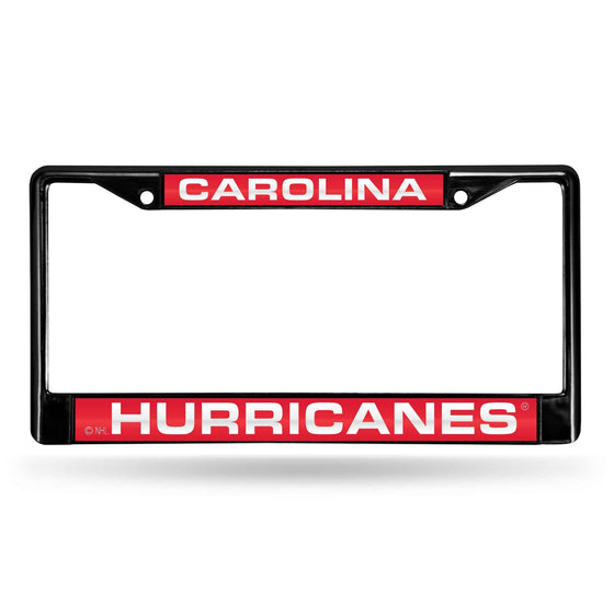 CAROLINA HURRICANES BLACK LASER CHROME FRAME (Rico) - 757 Sports Collectibles