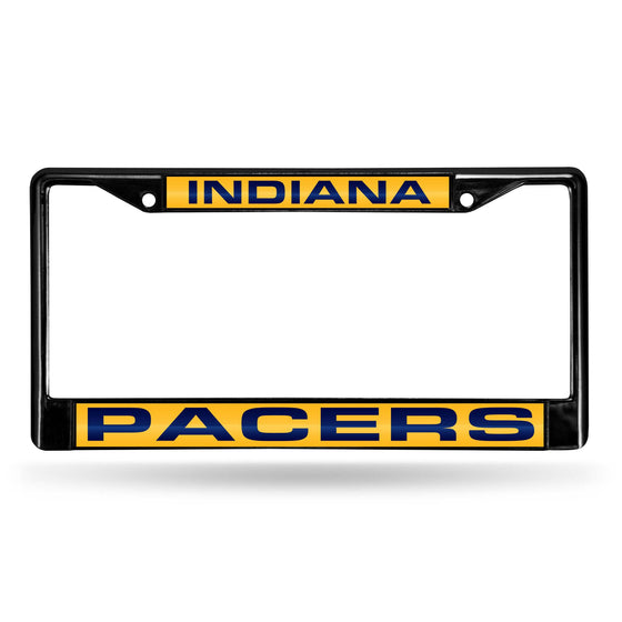 INDIANA PACERS BLACK LASER CHROME FRAME (Rico) - 757 Sports Collectibles