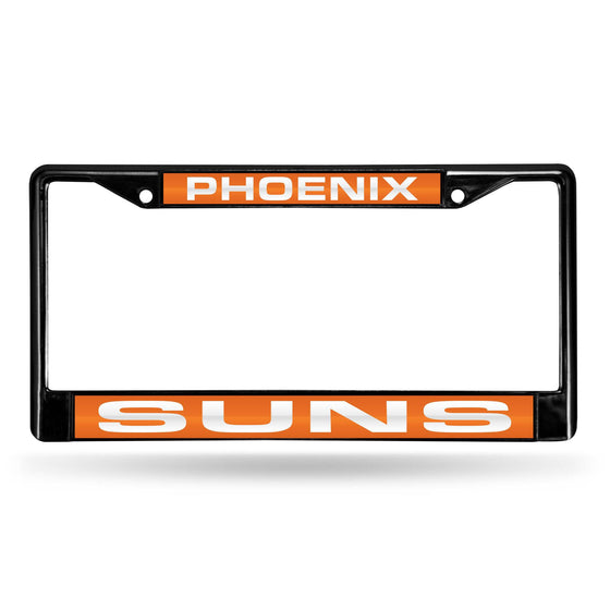 PHOENIX SUNS BLACK LASER CHROME FRAME (Rico) - 757 Sports Collectibles