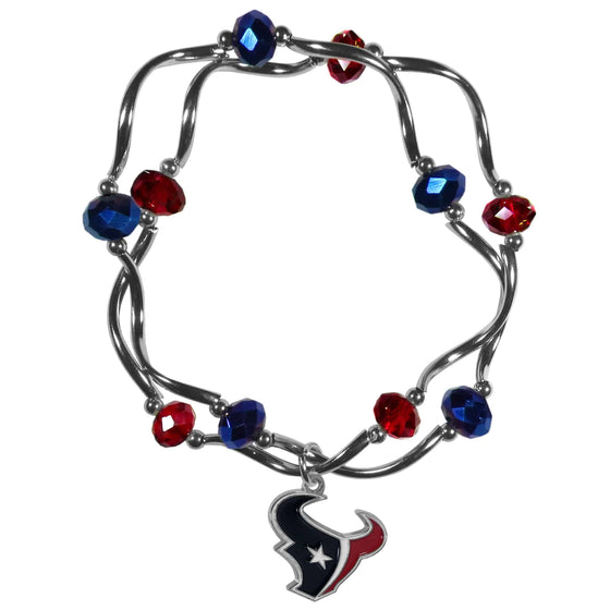 Houston Texans Crystal Bead Bracelet (SSKG) - 757 Sports Collectibles