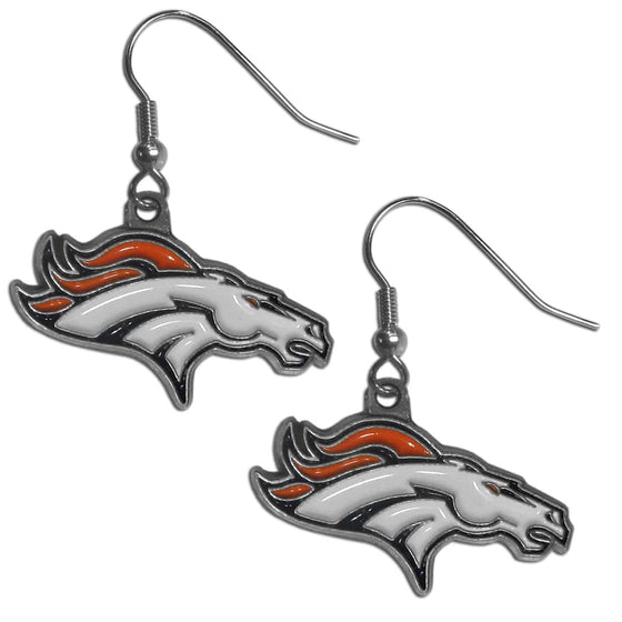 Denver Broncos Dangle Earrings (SSKG) - 757 Sports Collectibles