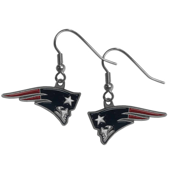 New England Patriots Dangle Earrings (SSKG) - 757 Sports Collectibles