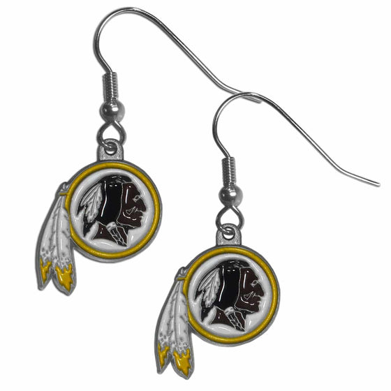 Washington Redskins Dangle Earrings (SSKG) - 757 Sports Collectibles