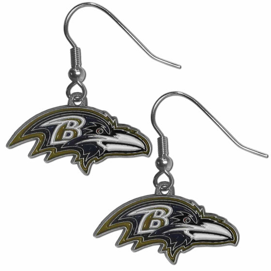 Baltimore Ravens Dangle Earrings (SSKG) - 757 Sports Collectibles