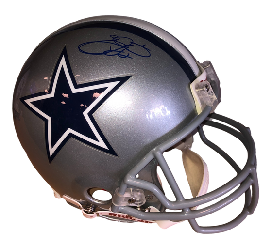 Dallas Cowboys Emmitt Smith Signed Auto Full Size Authentic Helmet - Emmitt Smith Hologram - 757 Sports Collectibles