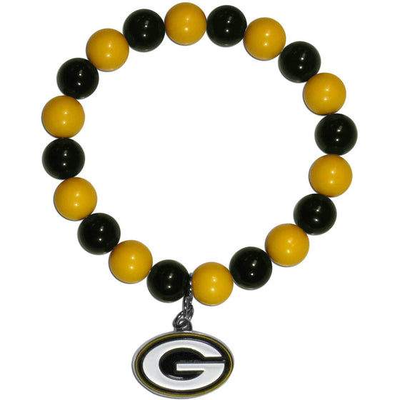 Green Bay Packers Fan Bead Bracelet (SSKG) - 757 Sports Collectibles