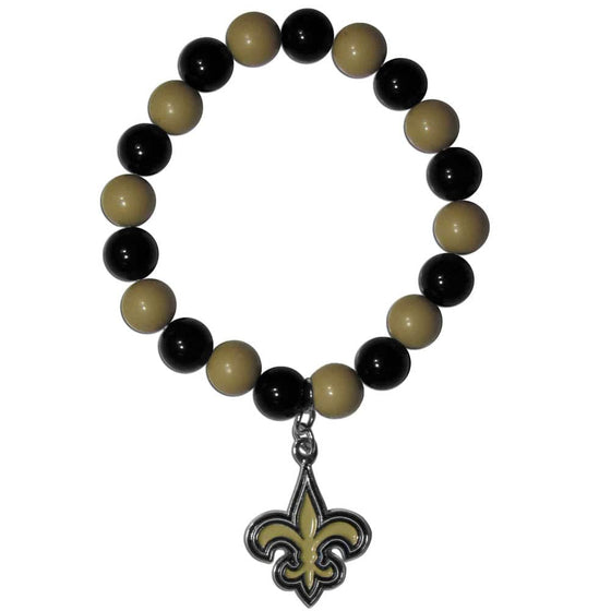 New Orleans Saints Fan Bead Bracelet (SSKG) - 757 Sports Collectibles
