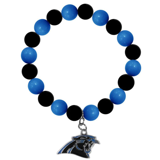 Carolina Panthers Fan Bead Bracelet (SSKG) - 757 Sports Collectibles